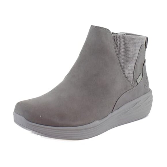 NWT Ryka Women's Noelle Next Wedge Ankle Boots Grey Size 7.5 W $100 RY1231 - Picture 1 of 5